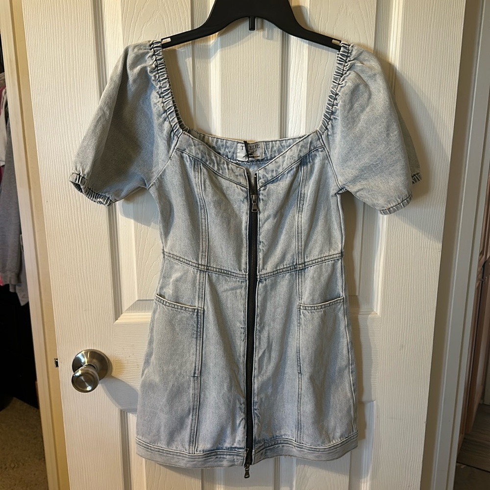 Denim dress size small